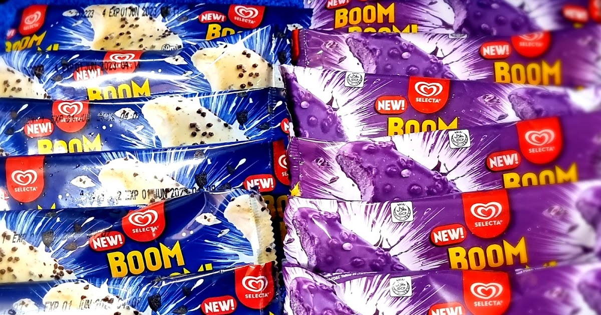 New Selecta Boom Boom Cookies & Cream and Selecta Boom Boom Pinipig Ube