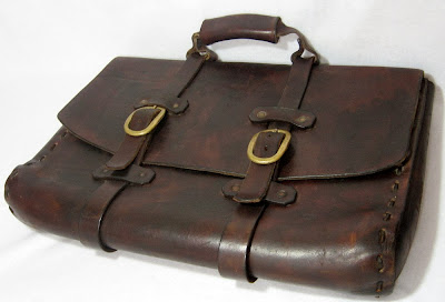 Gohic Leather Vintage Briefcase