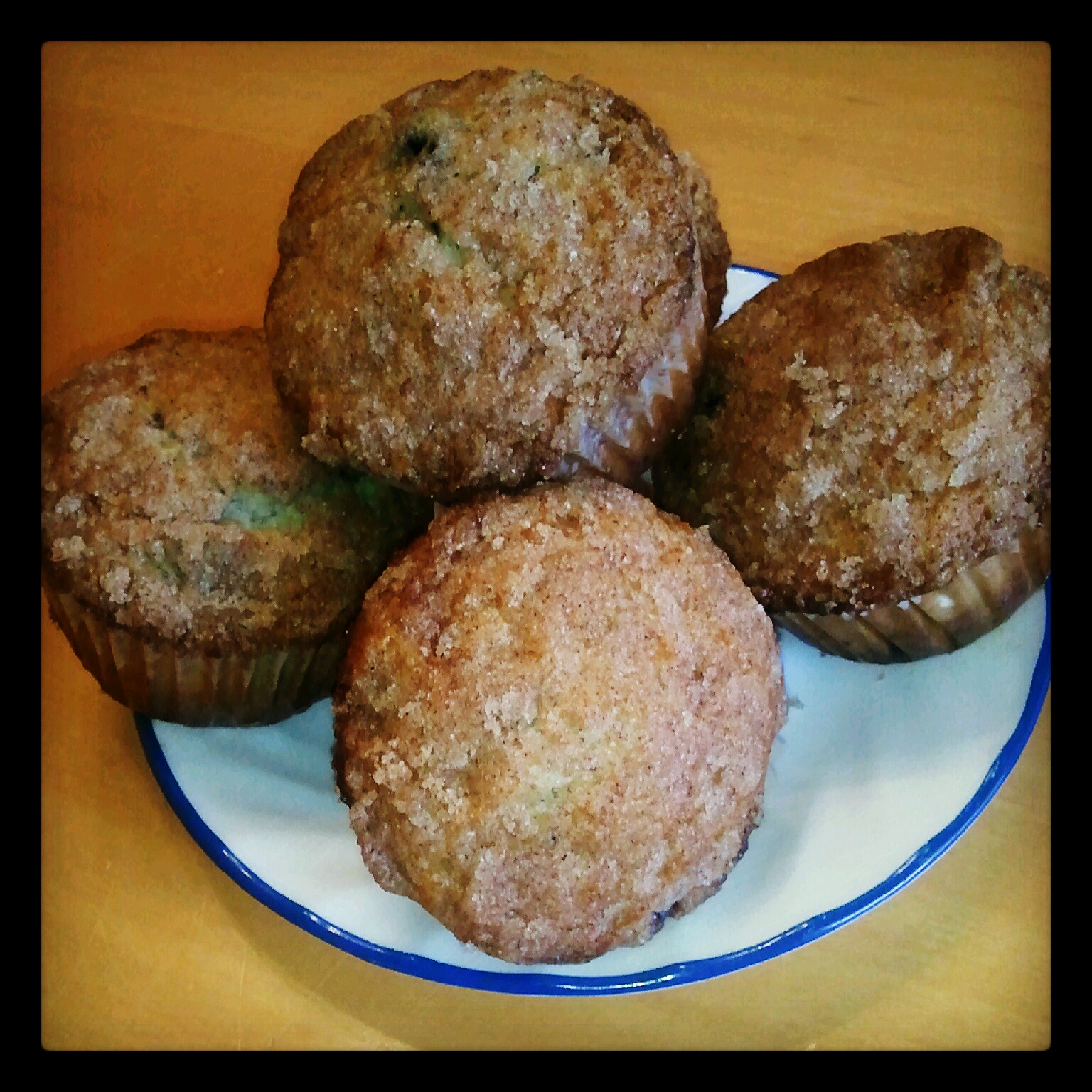 Blueberry Bran Muffins (with Streusel Topping Live, Laugh, Love, Bake.