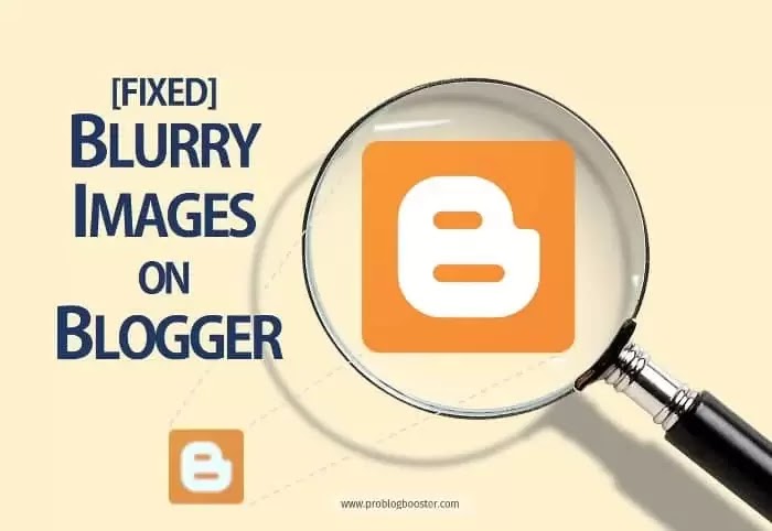 صور ضبابية ثابتة على Blogger