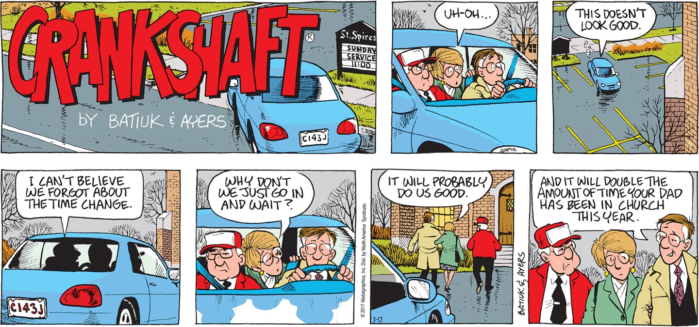 Old Comics world Crankshaft Daily Strips (2017) King Features