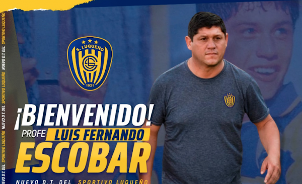 Oficial: Sportivo Luqueño, firma el técnico Luis Fernando Escobar