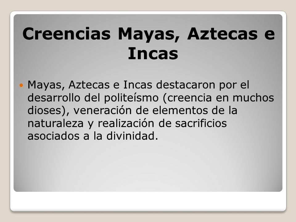 Diferencias Entre Mayas Aztecas E Incas