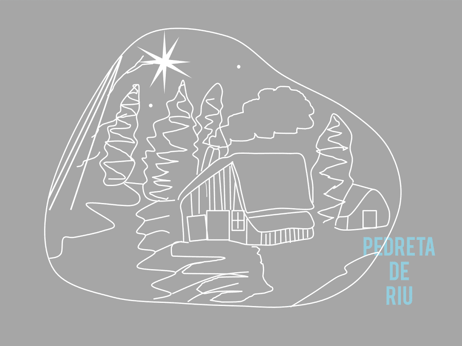 COMO PINTAR PIEDRAS CON PAISAJE NEVADO PASO A PASO