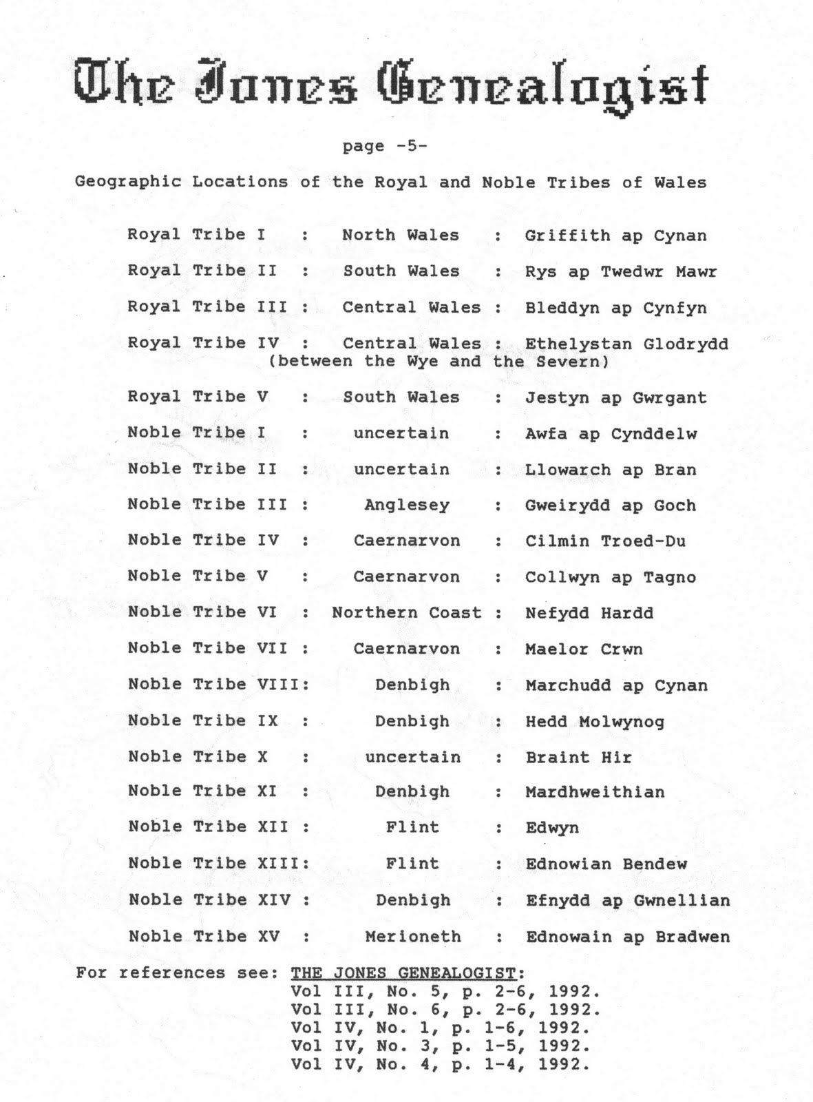 The Jones Surname DNA Celtic Tribes to Welsh Tribes