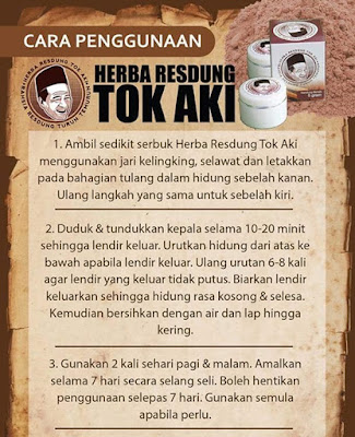 HERBA RESDUNG TOK AKI : HAPUS RESDUNG DALAM MASA 5 MINIT!!! MURAH DAN ORIGINAL