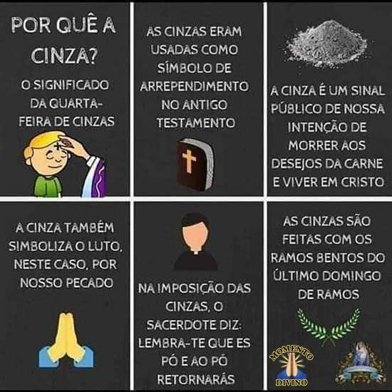 BLOG DO ILIVALDO DUARTE CINZAS por quê? Como são feitas e o que simboliza? BLOG DO ILIVALDO DUARTE CINZAS por quê? Como são feitas e o que simboliza?