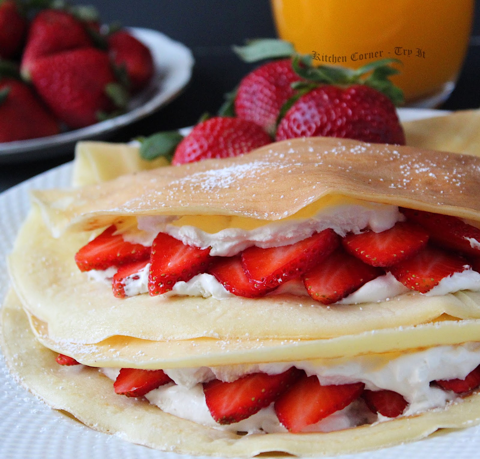 Strawberry Crepes