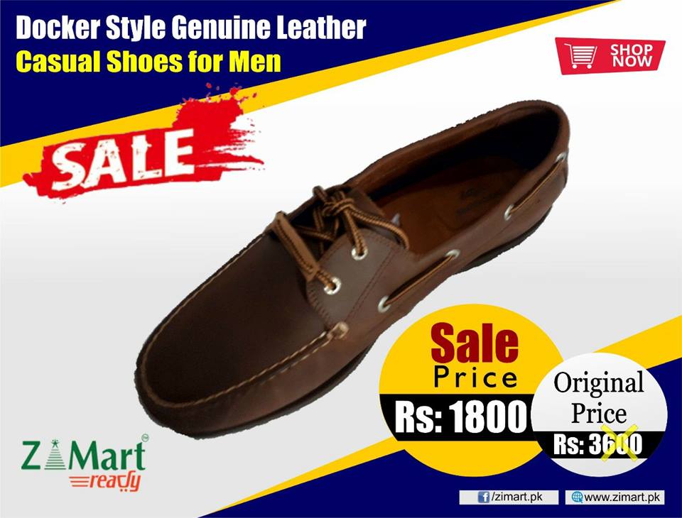 Quality leather foot wear for men and women by zimart.pk