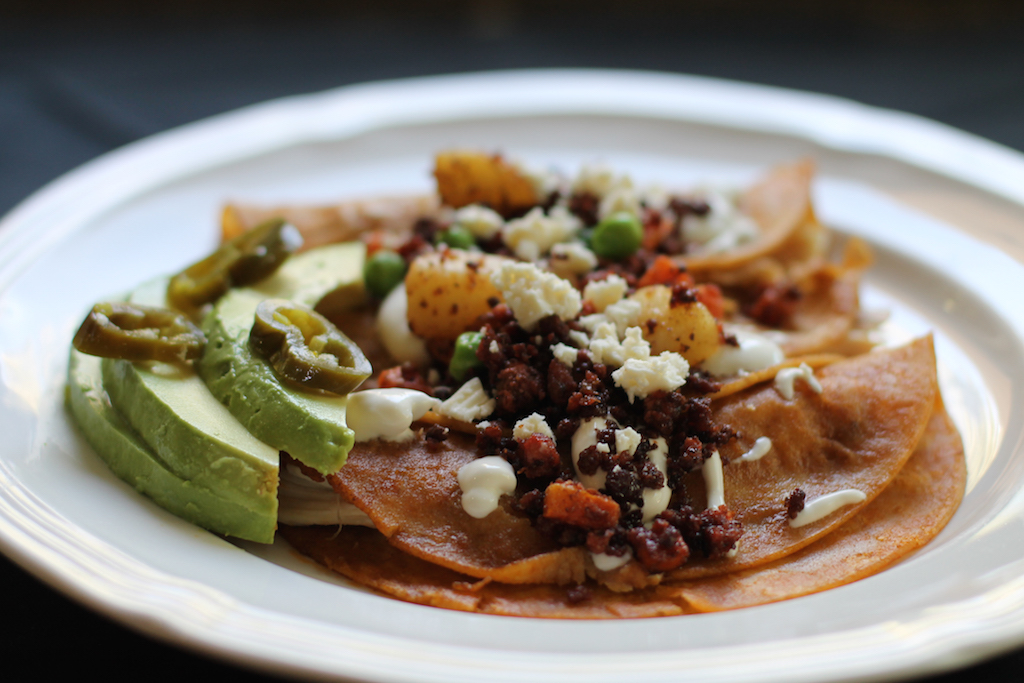 Food Lust People Love Enchiladas Callejeras with Chicken and Mexican