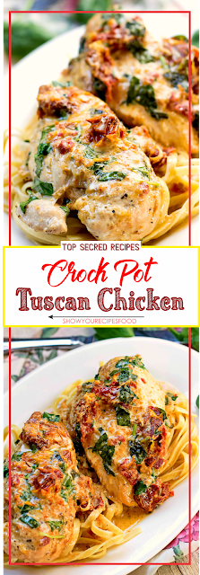 Crock Pot Tuscan Chicken | Show You Recipes