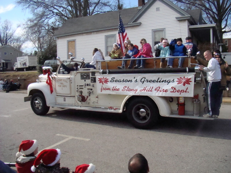 The Finn Family Wake Forest Christmas Parade