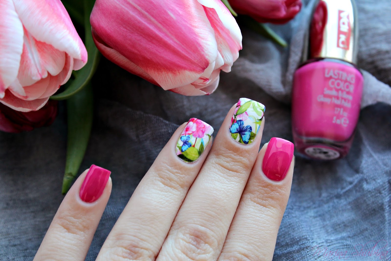 Маникюр со слайдами френч Pin on Nail art Pretty nails, Manicure, Nail art designs