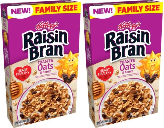 Kellogg's Launches New Raisin Bran Toasted Oats and Honey
