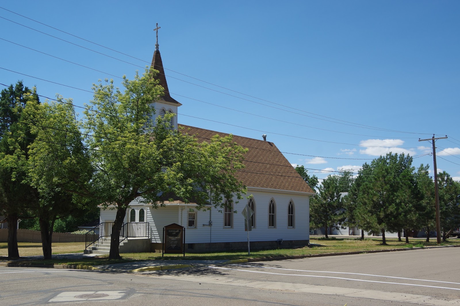 Churches of the West St. Peter's Lutheran Church. Belfield North Dakota.