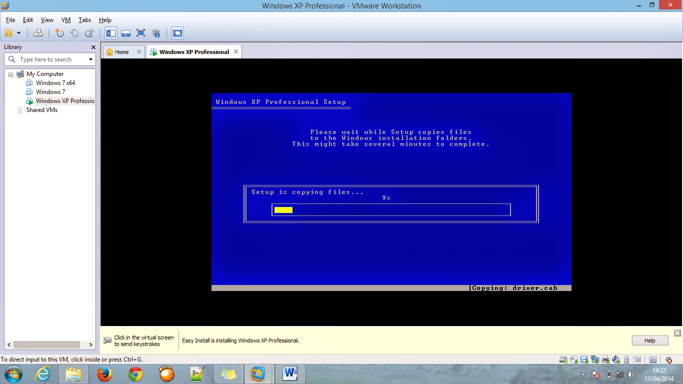 Vmware workstation установка windows