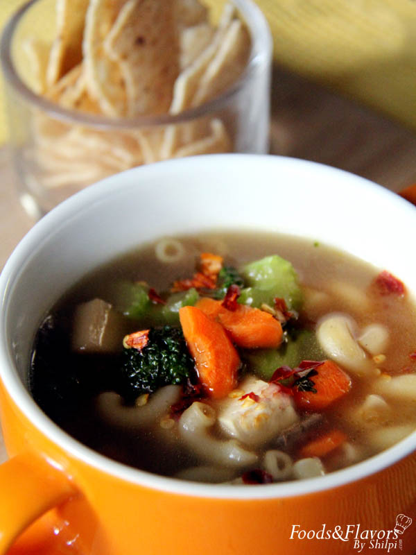 Vegetable Pasta Soup Recipe Quick and Healthy Soup Recipe