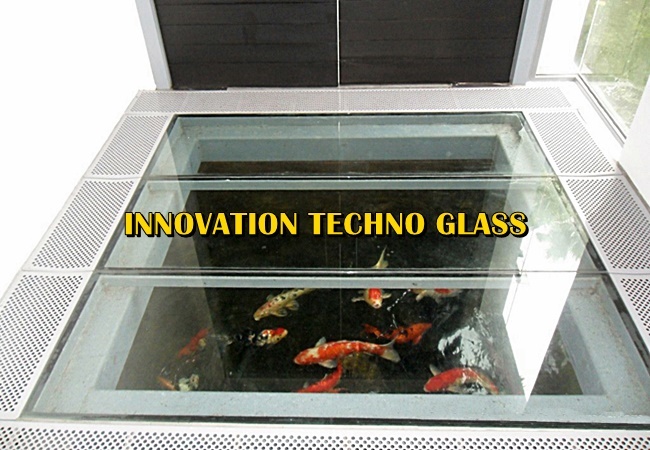 Kolam Ikan Dibawah Lantai Kaca - InfoAkuakultur.com