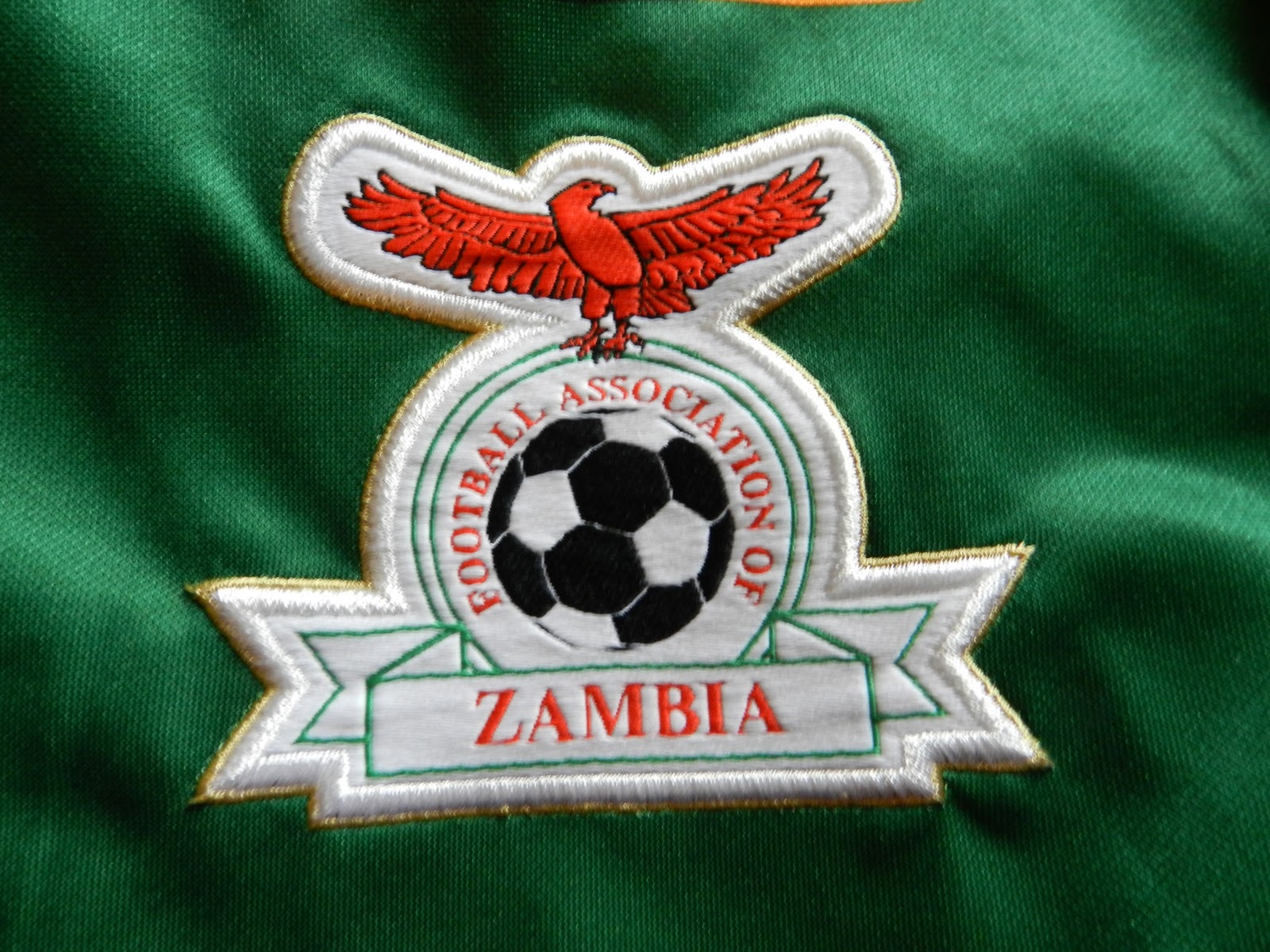 My Collection of National Football Shirts Zambia