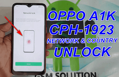How To Oppo A1k CPH1923 Network-Country Unlock
