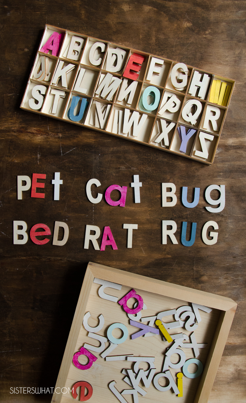 how to Teach your Child to Read through Play and Free ABC and Number Printables Sisters, What!
