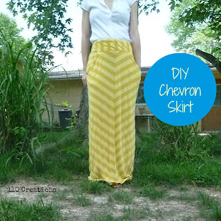 110 Creations: Sewing Project: DIY Chevron Maxi Skirt