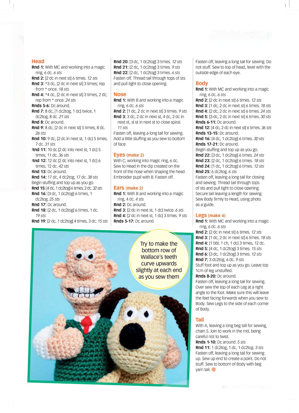 Irina Crochet toys! Wallace and Gromit.