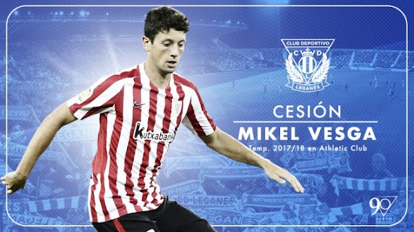 Oficial: El Leganés ficha cedido a Mikel Vesga