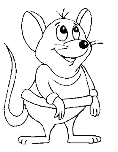 6 Free Printable Mouse Coloring Pages