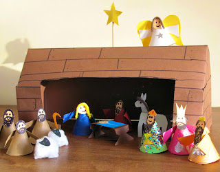 Jumble Tree: Christmas craft - DIY Nativity