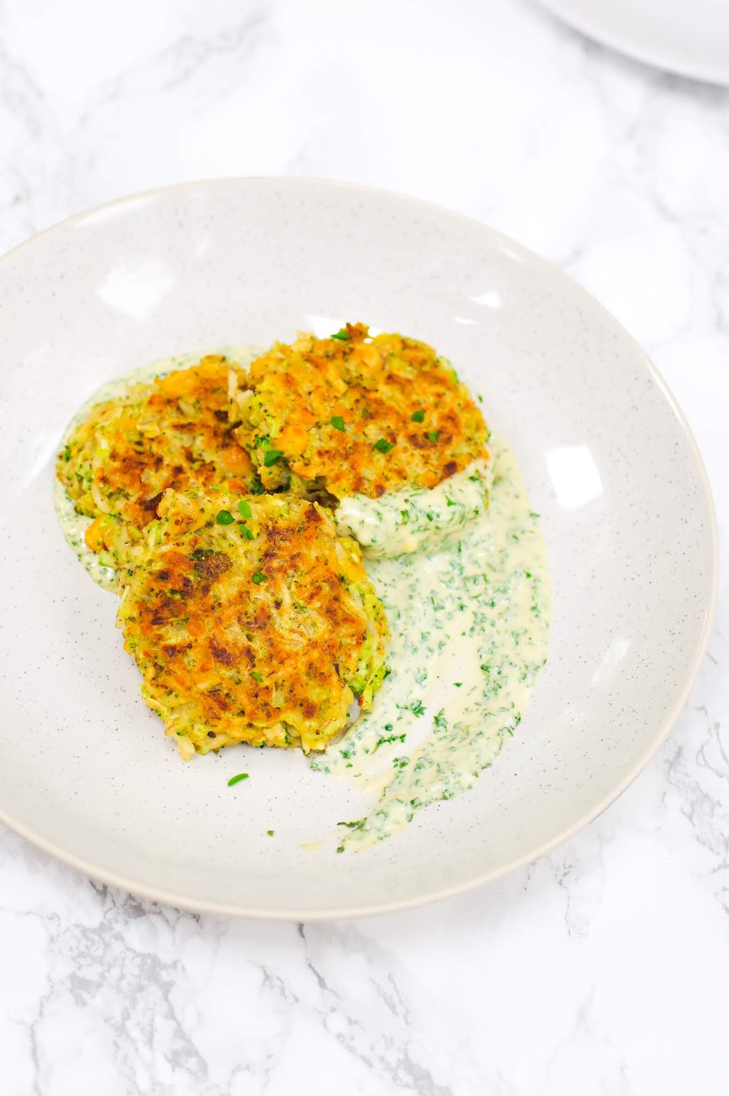 Broccoli & Chickpea Fritters Euphoric Vegan