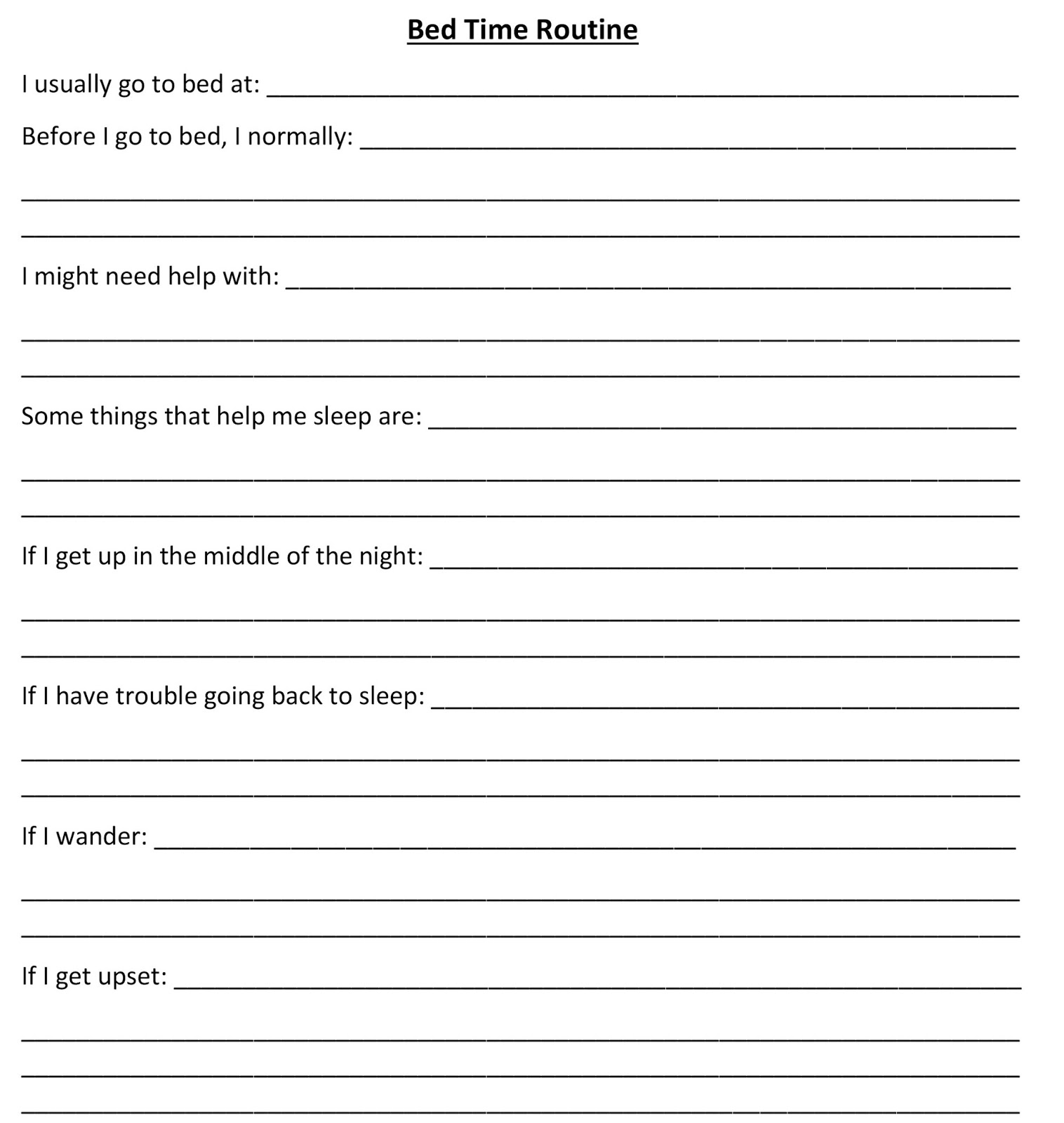 allcare-living-services-bed-time-routine