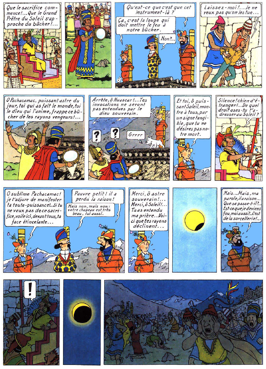 Le journal de Feanor LES AVENTURES DE TINTIN LE TEMPLE DU SOLEIL Le journal de Feanor LES AVENTURES DE TINTIN LE TEMPLE DU SOLEIL