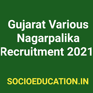 Gujarat Various Nagarpalika Recruitment