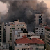 Reportan colapso de edificio en Franja de Gaza tras bombardeo israelí