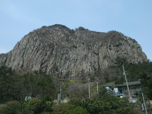 Sanbangsan mountain in jeju do, South korea