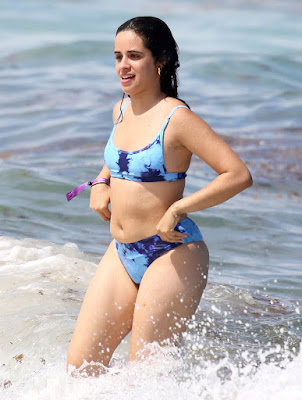 Camila Cabello Have Fun Beach Date in Miami