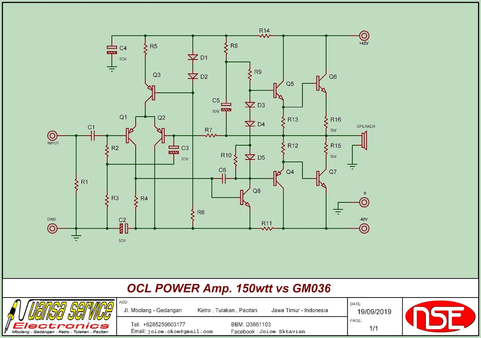Download Skema Power Amplifier Terbaru