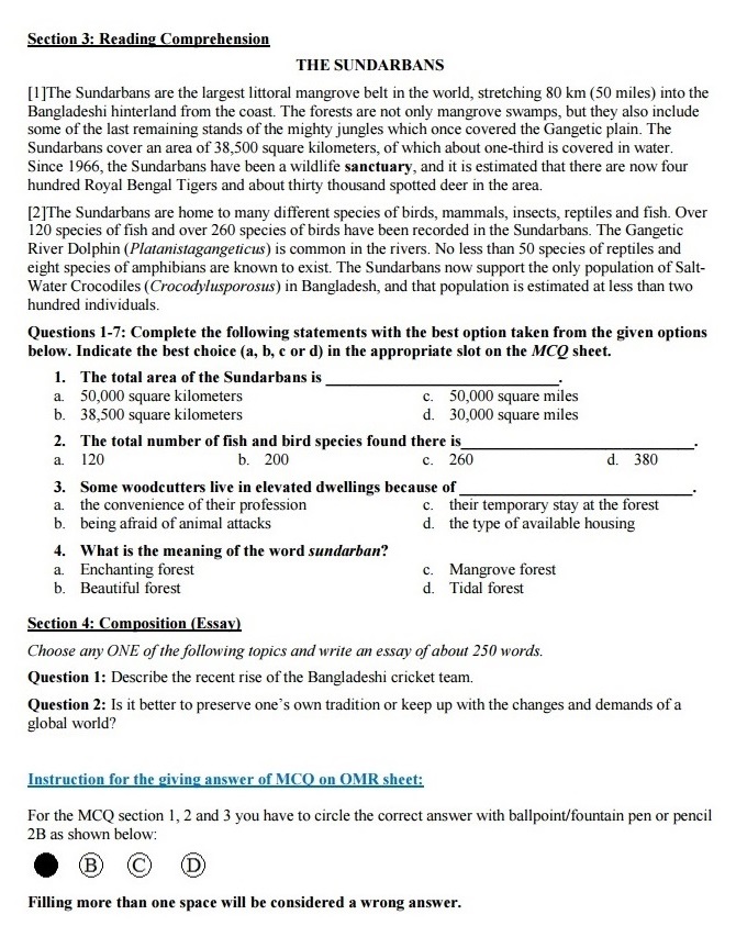 NSUers NSU UG Admission Test Question Pattern NSUers NSU UG Admission Test Question Pattern