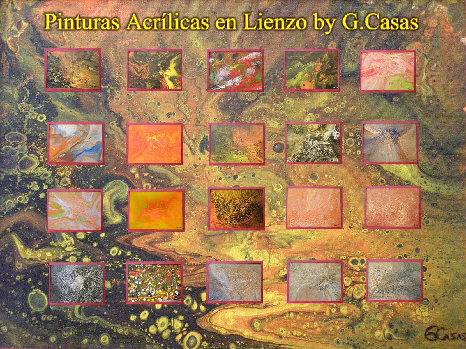 Pinturas Acrílicas en Lienzo by G.Casas 