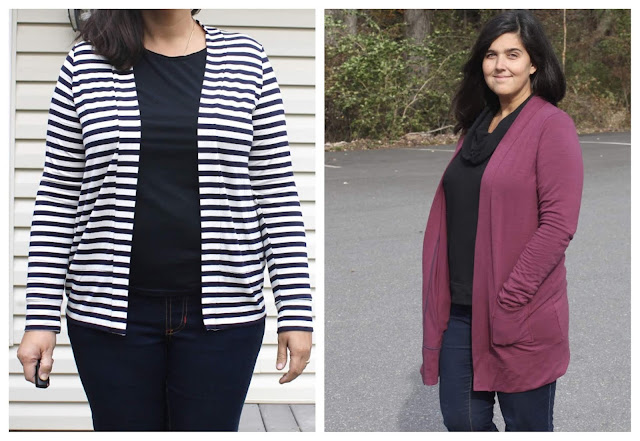 The Blackwood Cardigan sewing pattern from Helen's Closet.