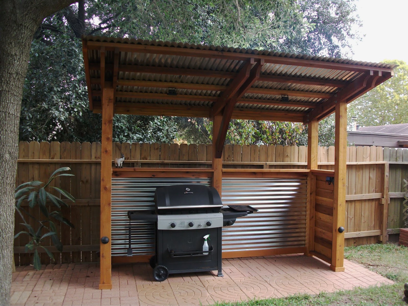 Grill Dach selber bauen