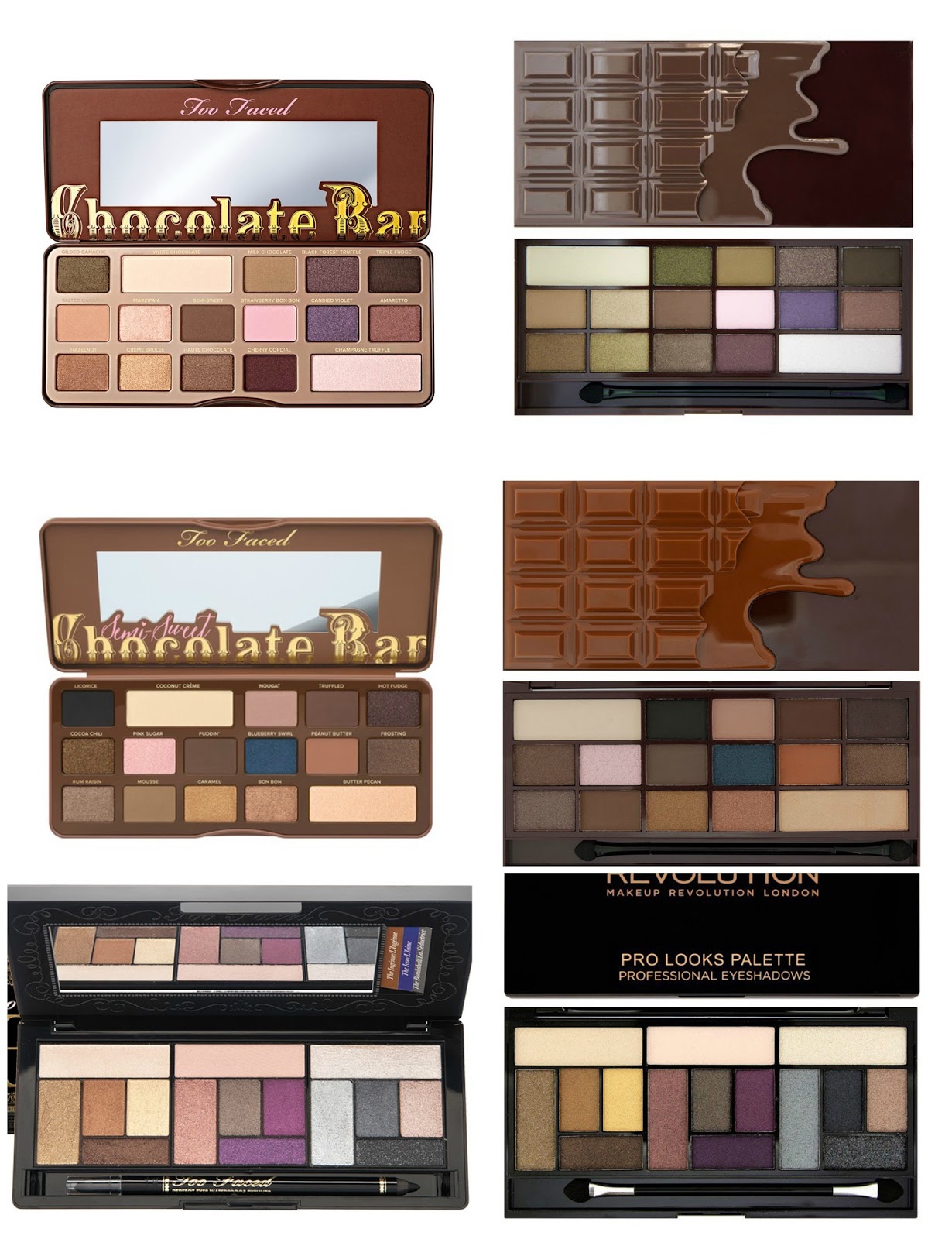 Best Too Faced Dupes! (Eye palettes, blushes, bronzers)