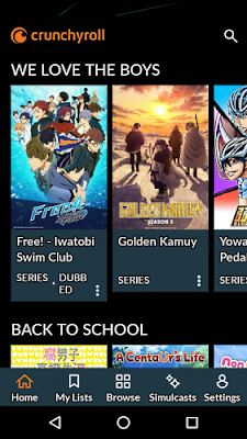 تطبيق Crunchyroll لمشاهدة أفلام ومسلسلات الانمي نسخة احترافية