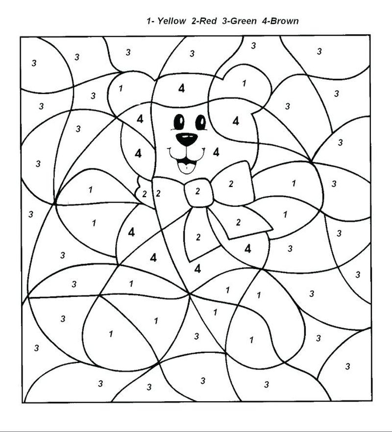Color By Number Coloring Pages Printable Fun, Free and Easy