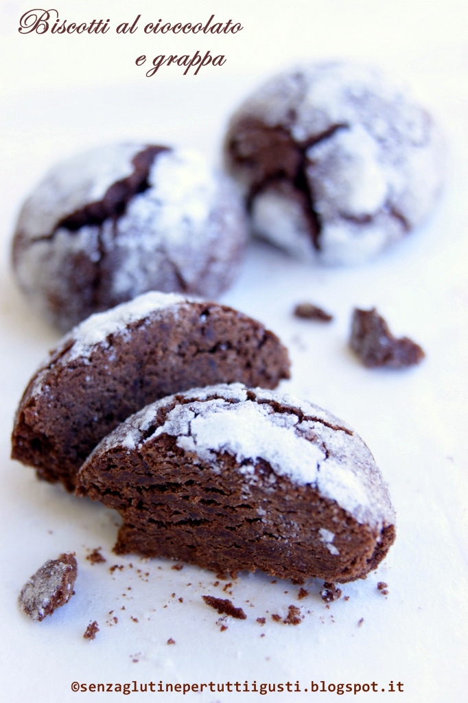 biscotti al cioccolato fondente e grappa: la festa dei sensi!