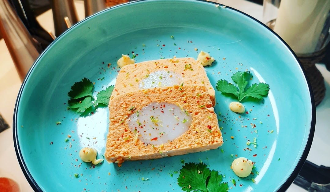 TERRINE DE TRUITE AUX SAINT JACQUES, MAYONNAISE AU YUZU