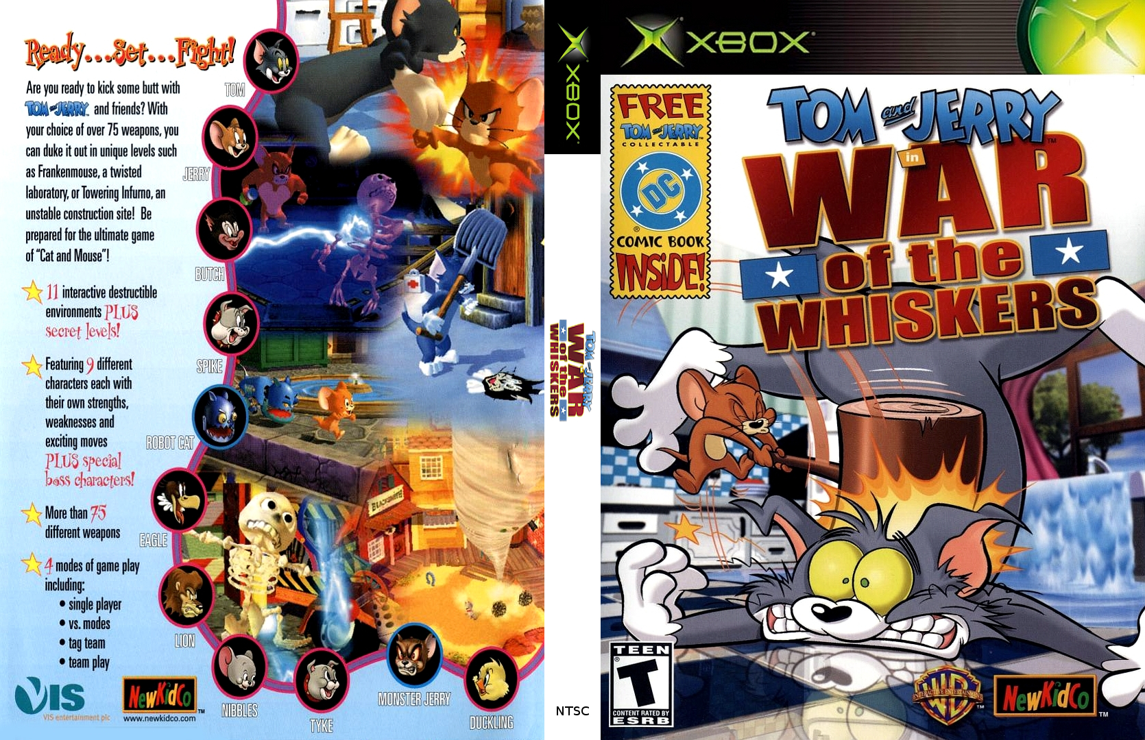 XBOX REALM XBOX 1 CLASSIC Tom And Jerry In War Of The Whiskers