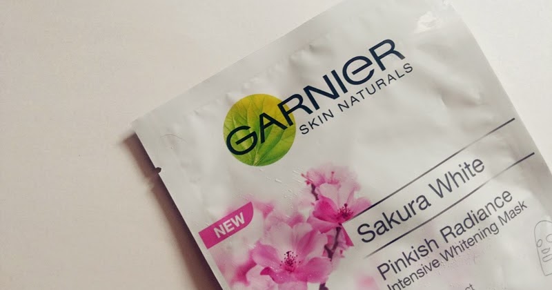 Review Garnier Sakura White Pinkish Radiance Intensive Whitening Mask What Indira Loves
