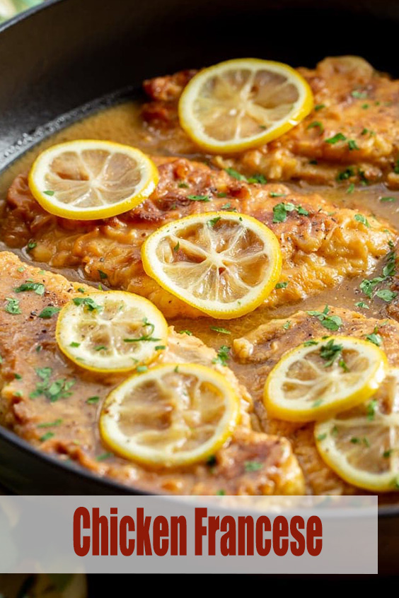 Easy Chicken Francese Recipe Lets Cooking